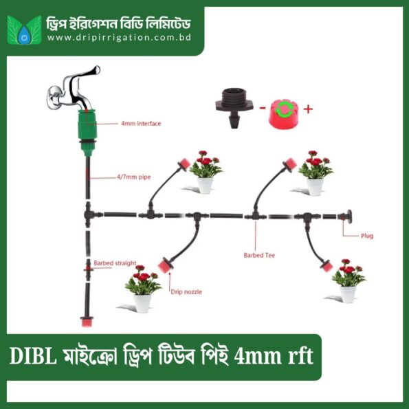DIBL Micro Drip Tube 3 mm (per rft)