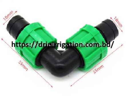 Elbow connector for Tape 16mm