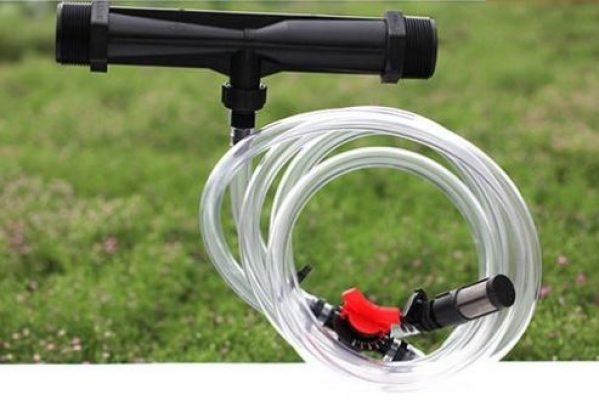 Venturi Fertilizer Injector full set 1 inch Black
