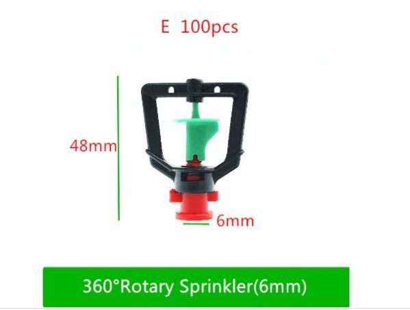 Micro Sprinkler Blue/Black  4mm - Image 6