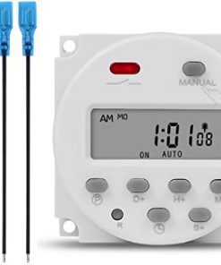 Programmable Timer 16 off + 16 on for each day Weekly SINOTIMER® 12v with 4 wires