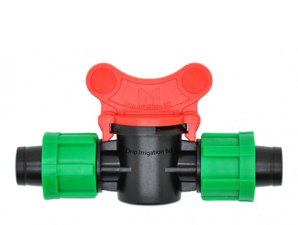 Tape Coupler with Valve 16mm