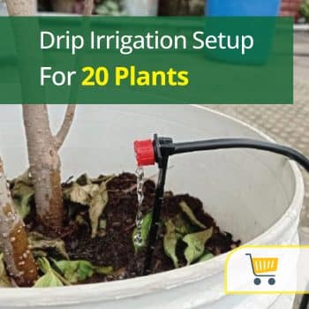 20 plants drip irrigation package
