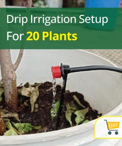 20 plants drip irrigation package