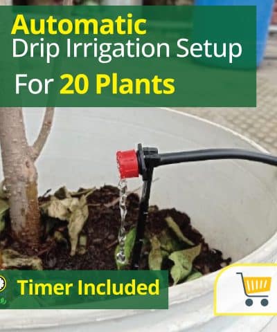 Automatic 20 plants drip irrigtion package ( Garden Timer)