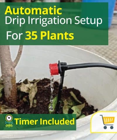 Automatic 35 plants drip irrigation package