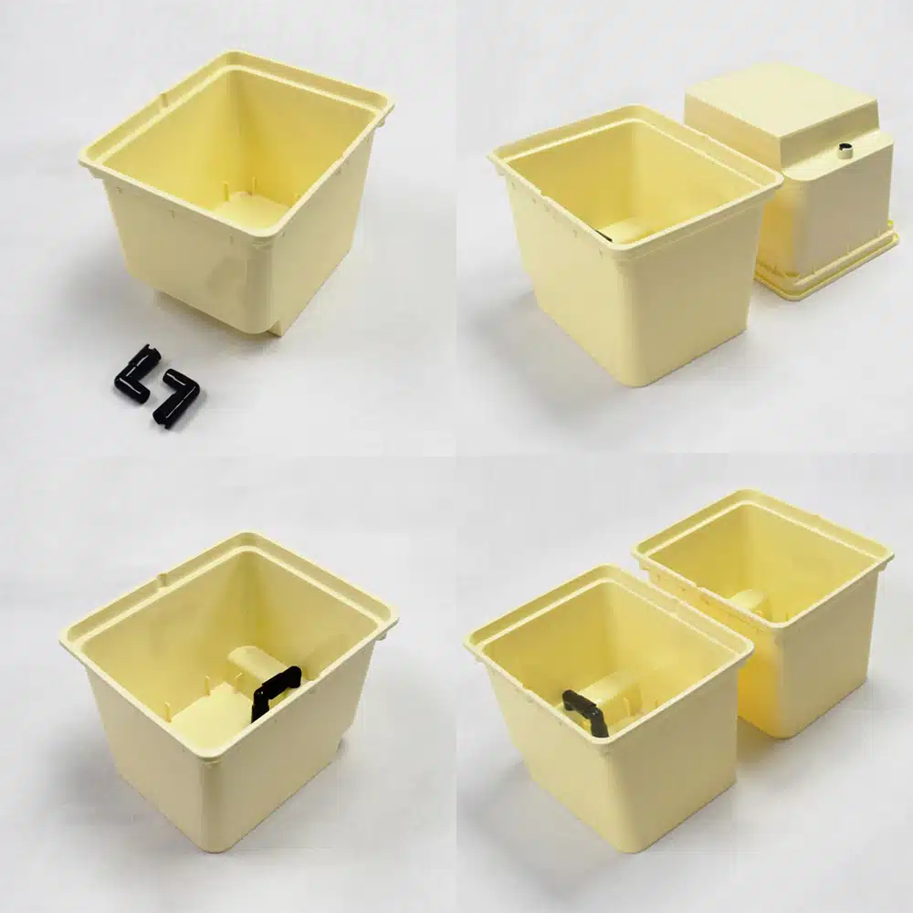 Dutch bucket with 2 elbow 30x25x23cm 4 Dutch bucket with 2 elbow 30x25x23cm - Image 4