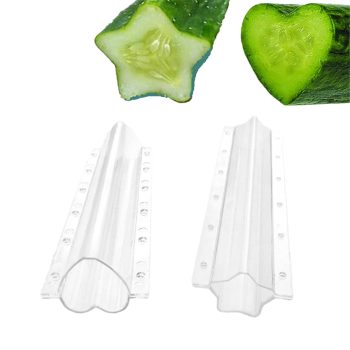 Heart
  and star shaping mould for cucumber