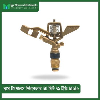 Brass Impulse Sprinkler 50 feet ¾ inch Male
