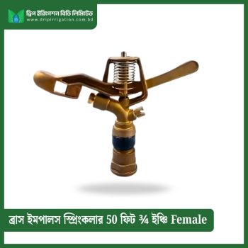 Brass Impulse Sprinkler 50 feet ¾ inch Female