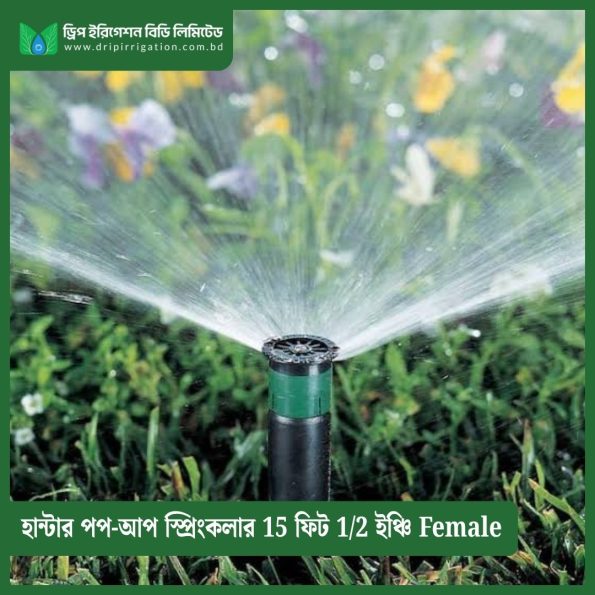 Hunter Pop-up Sprinkler 15 feet 1/2 inch Female